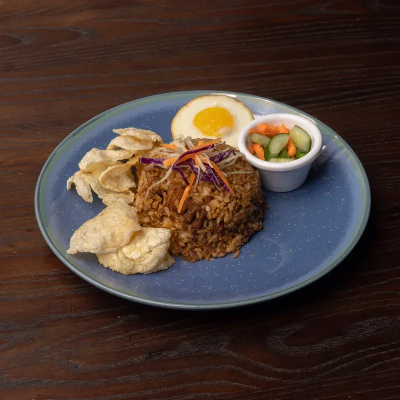 Fried Rice Lamb (kambing)